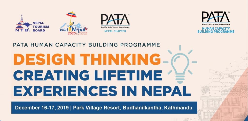 PATA Nepal Organizes a Two-Day PATA HCD Training Workshop on "Design Thinking: Creating Lifetime Experiences in Nepal."
