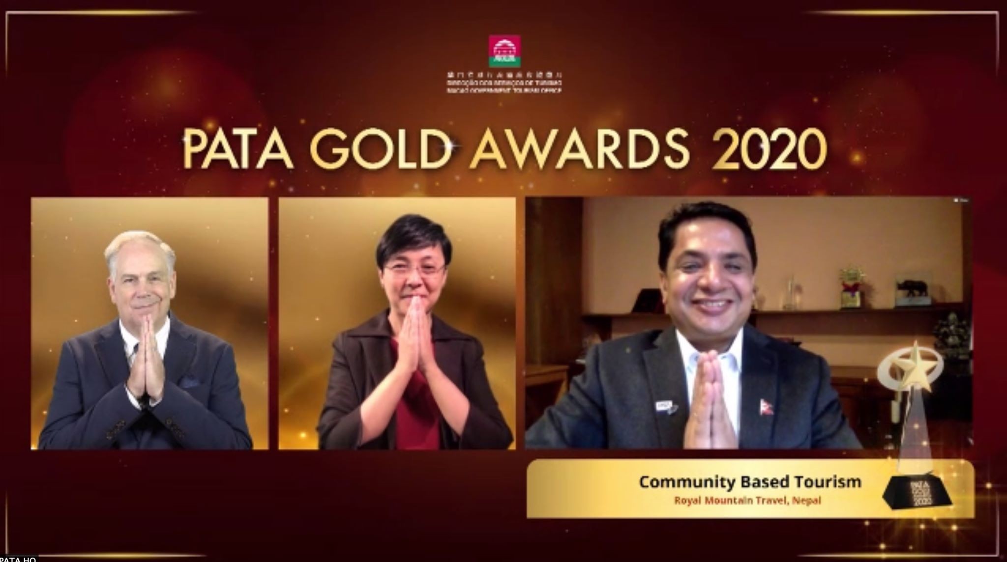 Community Homestay Network by Royal Mountain Travel-Nepal Wins the PATA Gold Award 2020 on Community Based Tourism