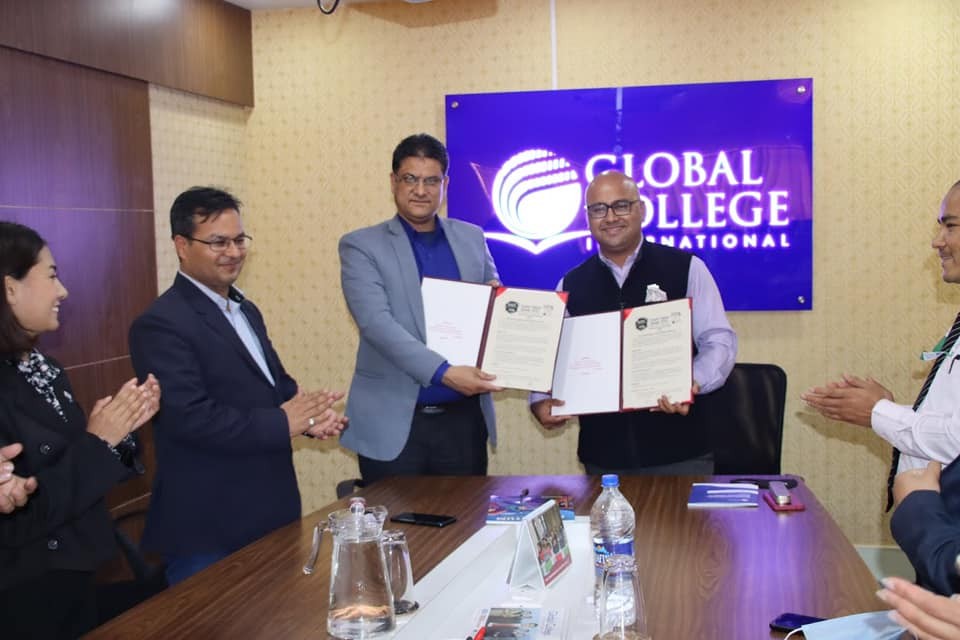 PATA Nepal Chapter Signs MOU with Global College International for PATA YTQ2021