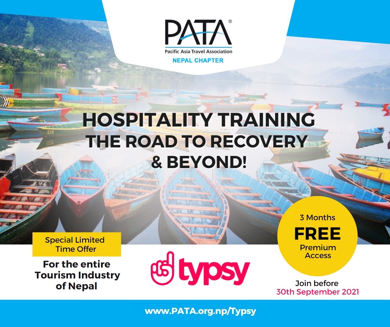 PATA Nepal and Typsy launch "Hospitality Training - The Road to Recovery and Beyond" for Nepal's Tourism Sector