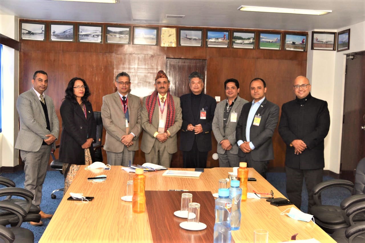 PATA Nepal pays courtesy call on NAC's Executive Chairman