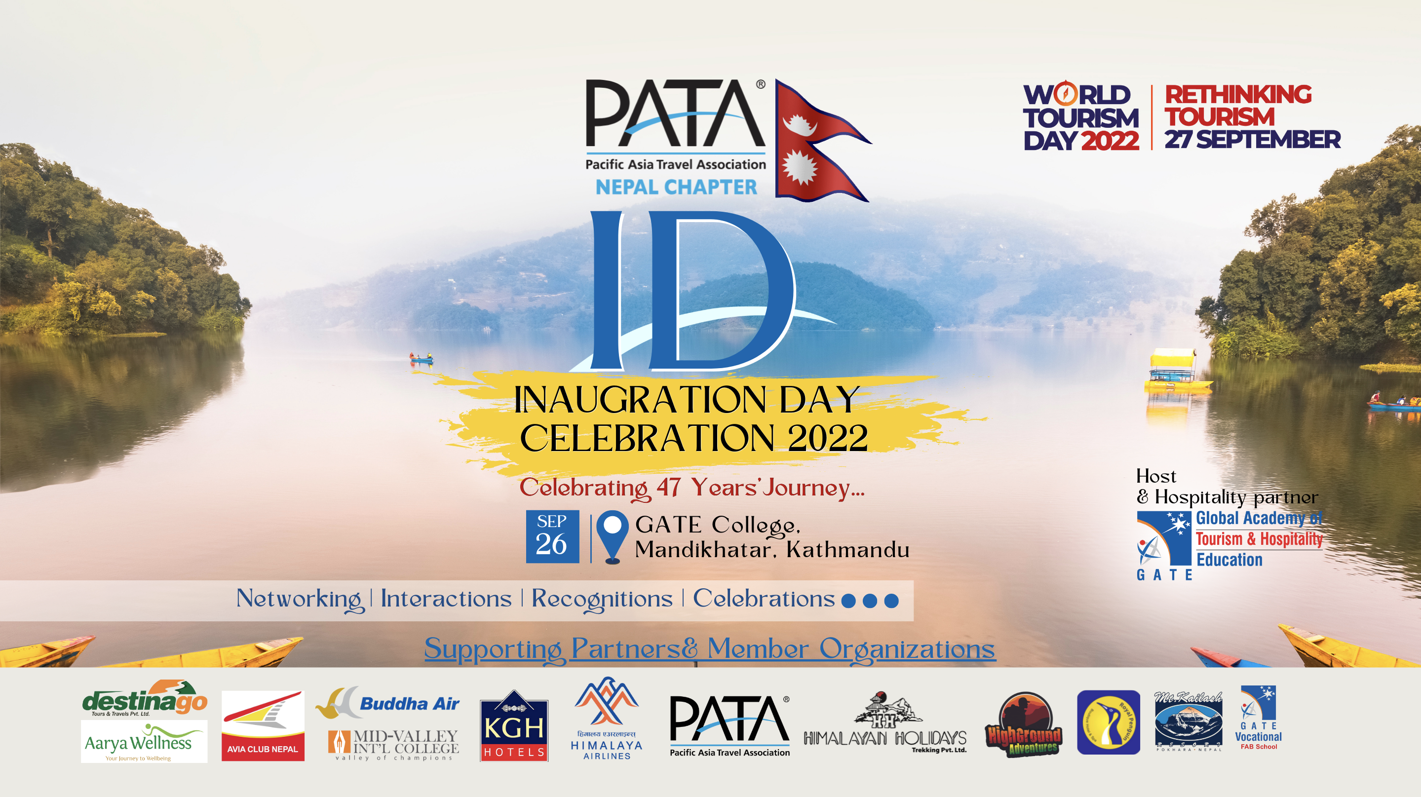 PATA Nepal Chapter organized a noble event titled “PATA ID”, in celebration of its 47 Years' Journey